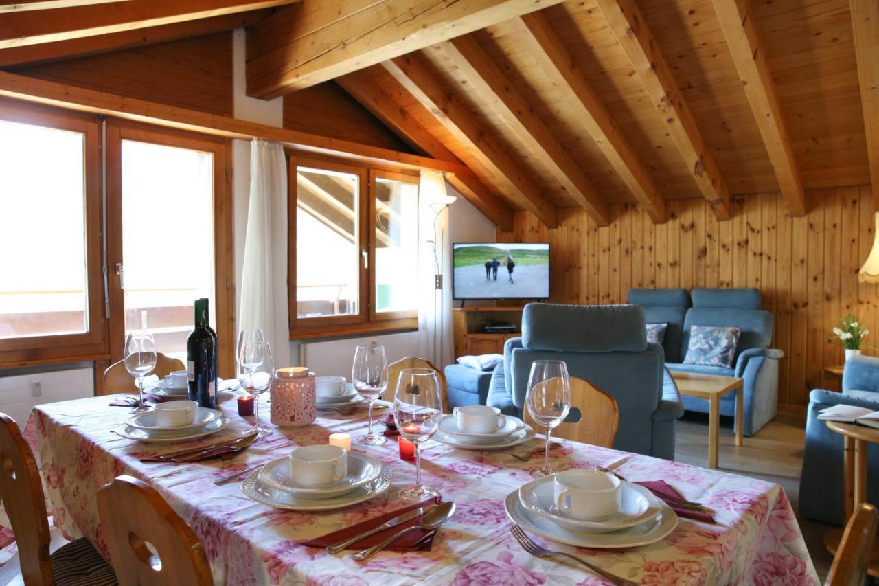 Monte Rosa Taesch, Apartments Mit Wellness Bereich ภายนอก รูปภาพ