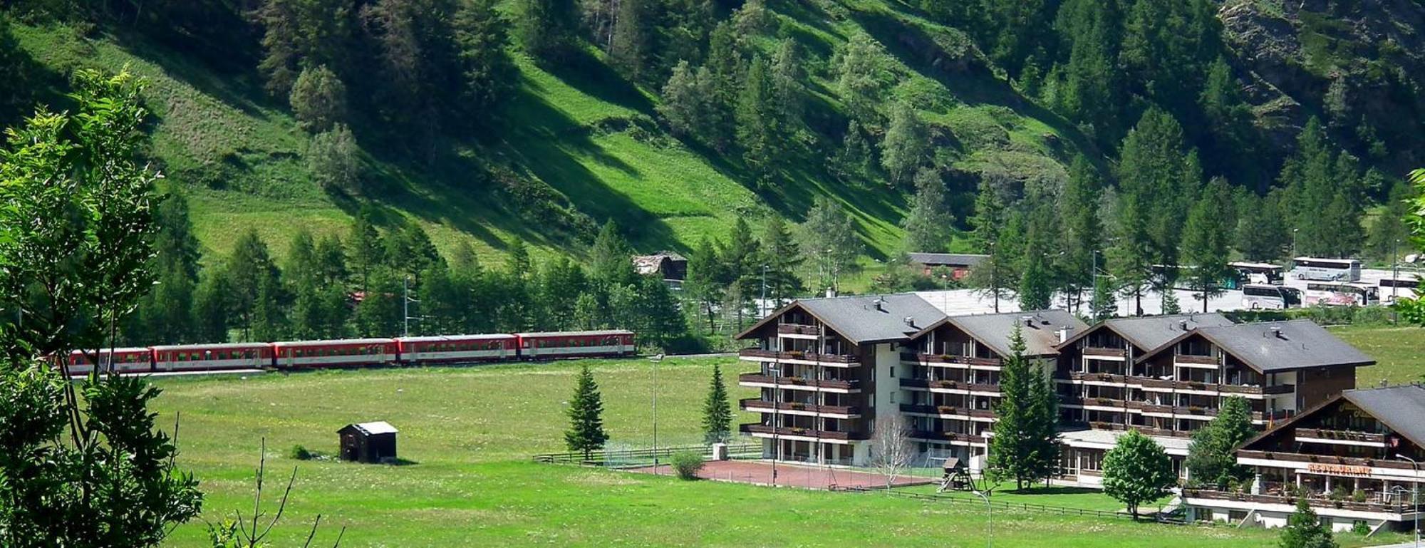 Monte Rosa Taesch, Apartments Mit Wellness Bereich ภายนอก รูปภาพ