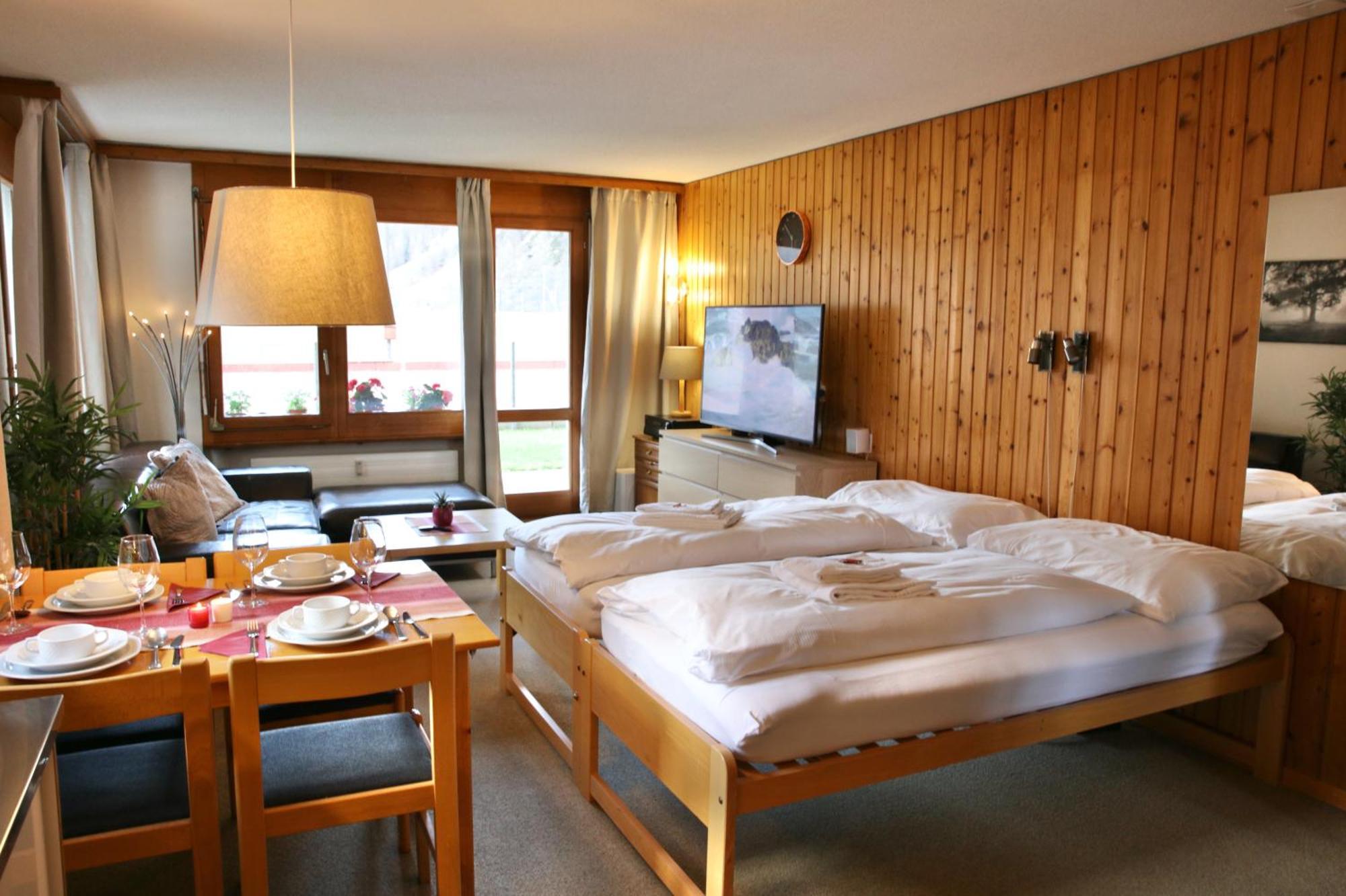 Monte Rosa Taesch, Apartments Mit Wellness Bereich ภายนอก รูปภาพ